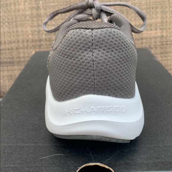 NIB Gray and Teal Under Armour Athletic Shoes - Picture 6 of 10